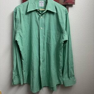 Brooks‎ Brothers Green Casual Button Down Shirt